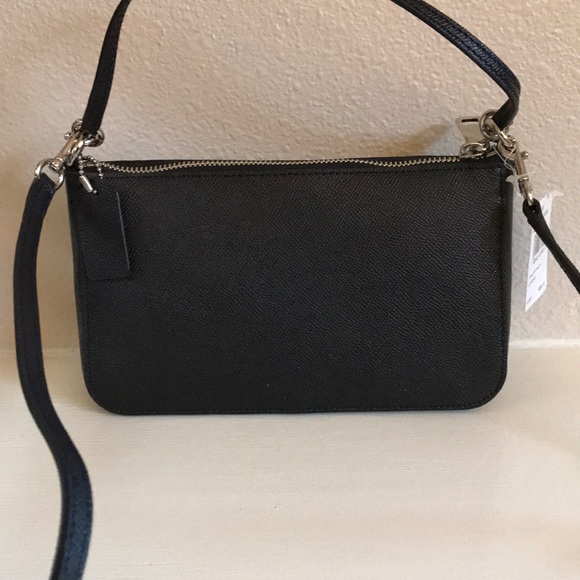 coach star glitter satchel crossbody black bag - Picture 4 of 4